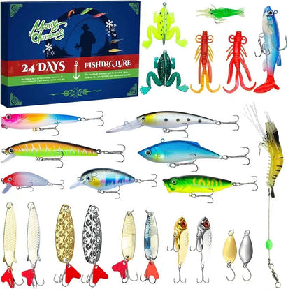 24-day Fishing Lure Advent Calendar