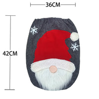 Stylish Christmas Decorations Toilet Cover