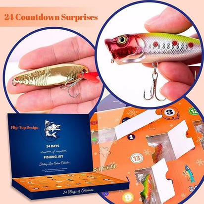 24-day Fishing Lure Advent Calendar